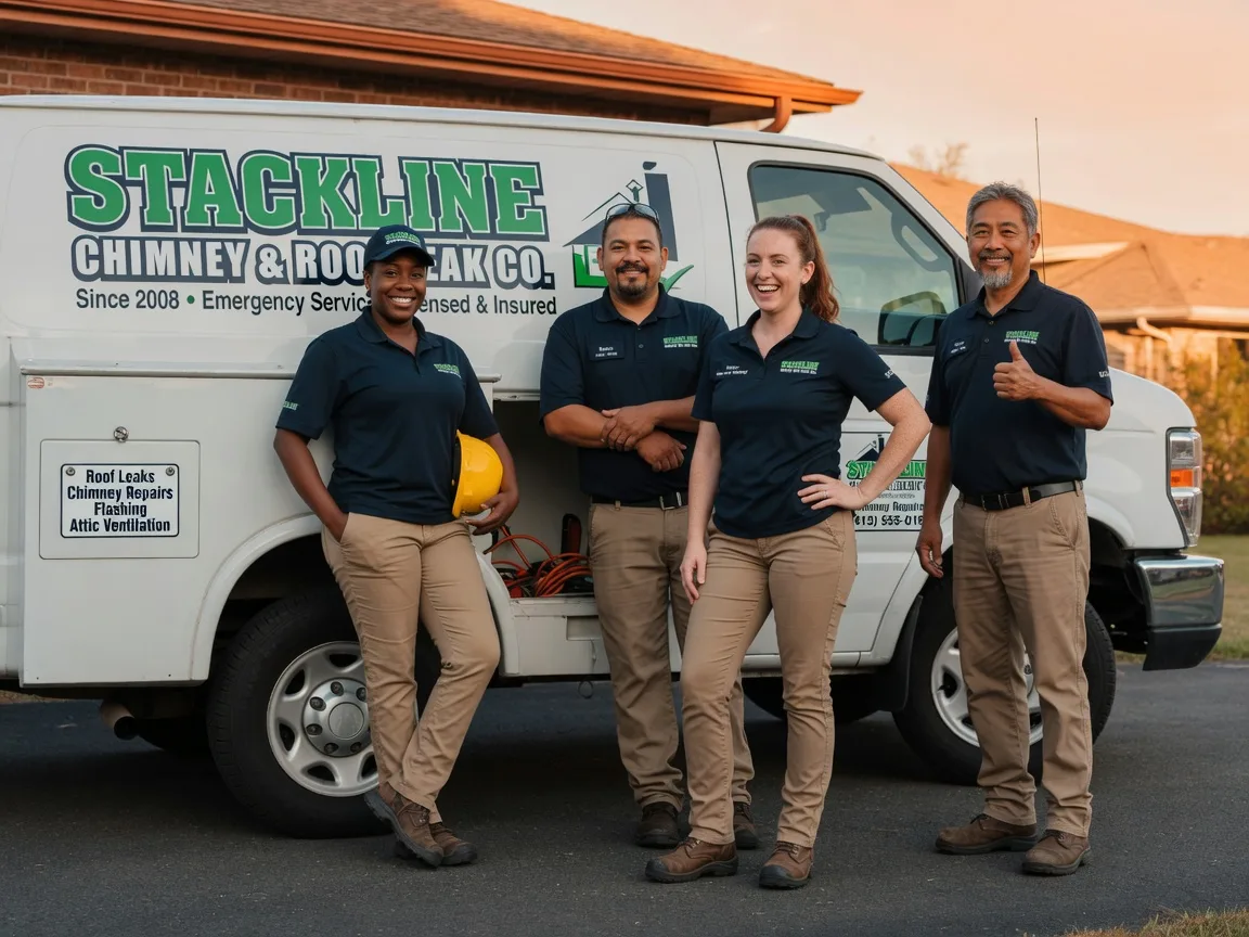 Chimney flashing repair company in Miles, TX
